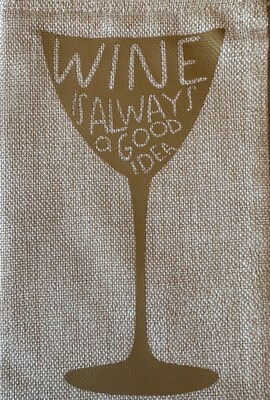 Funny Wine Gift Bag Burlap Bottle Gift Bag MakerPlace by Michaels
